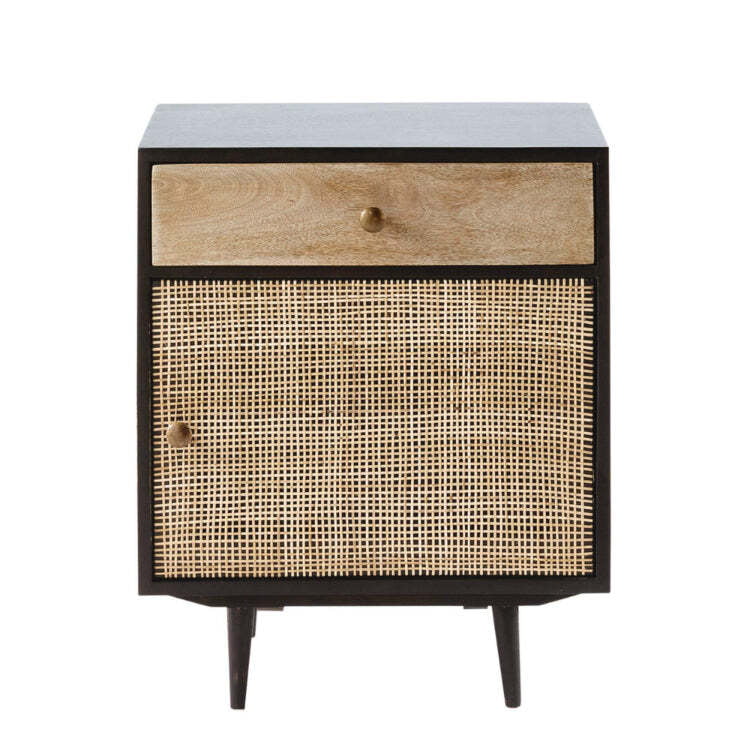 Evo Rattan Bedside Table