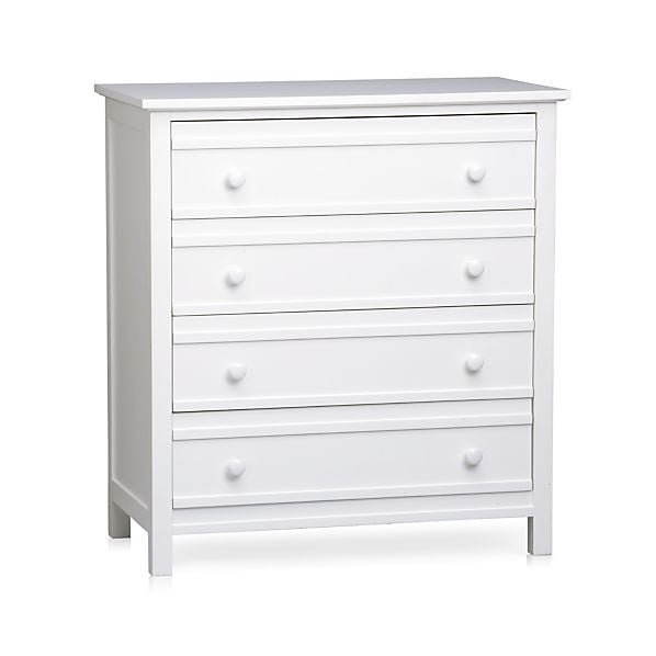 William Chest Of Drawer In White