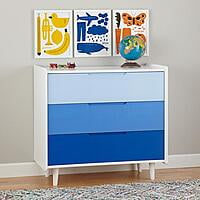 Cindy Chest Of Drawer In Blue