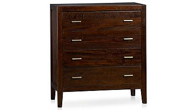 Stark Four Drawer Chest Of Drawer In Walnut