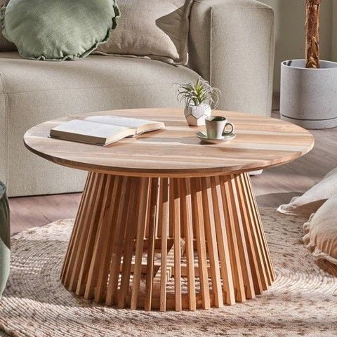 Delilah Boho Solid Wood Coffee Table