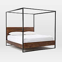 Industrial Canopy Bed - King Size