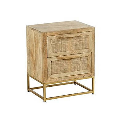 Euro Rattan Bedside Table