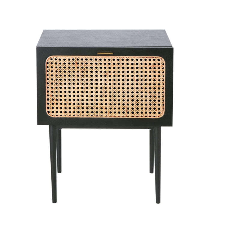 Kiaa Bedside Rattan Table