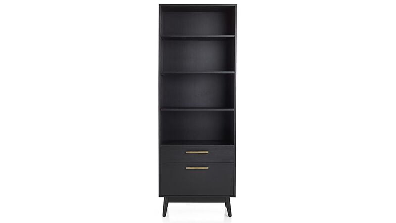 Mid Century Bookshelf With Two Drawers Mid Century Bookshelf With Two Drawers