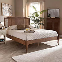Mc Beth Caning Rattan  Bed - King Size
