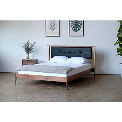 Himashi Bed in Deep blue - King Size