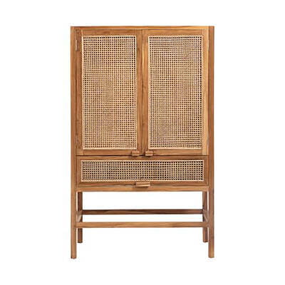 Havana Storage Rattan Cupboard