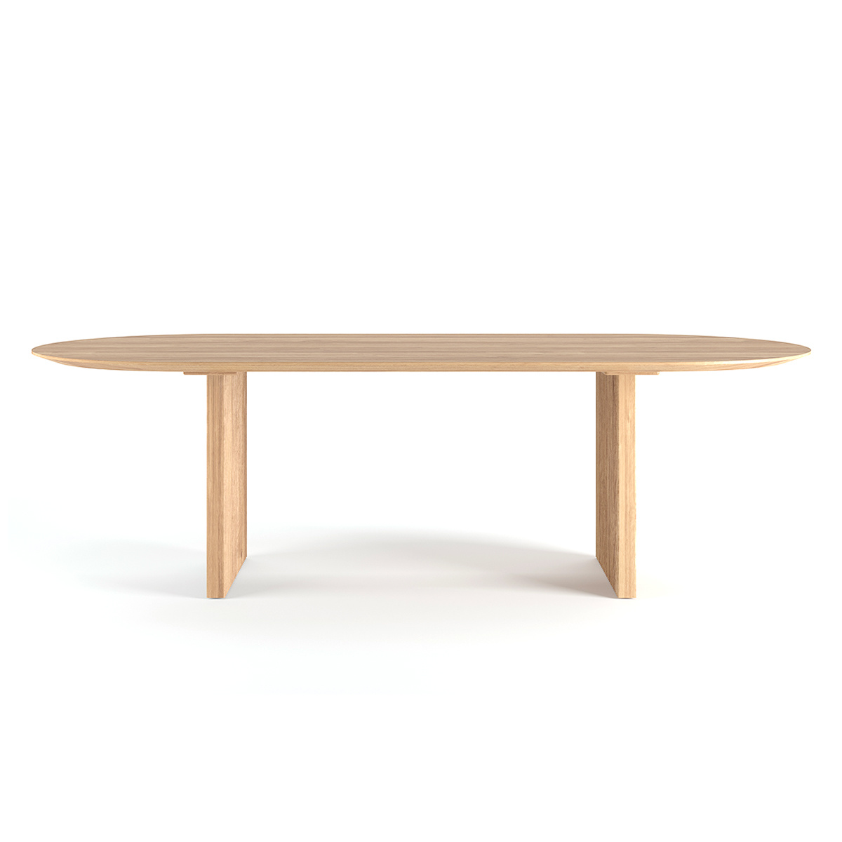 Natural Wood Modern Dining Table