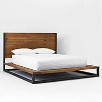 Budapest Industrial Platform Bed - King Size