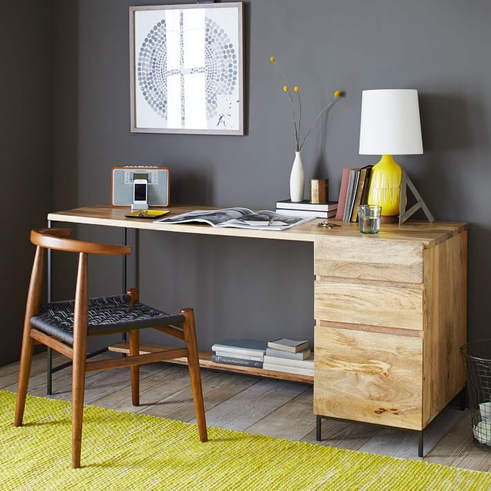 Oliver Three Drawer Study Desk Oliver Three Drawer Study Desk