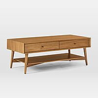 REVA MID CENTURY MODERN COFFEE TABLE IN SOLID WOOD REVA MID CENTURY MODERN COFFEE TABLE IN SOLID WOOD