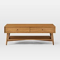 REVA MID CENTURY MODERN COFFEE TABLE IN SOLID WOOD REVA MID CENTURY MODERN COFFEE TABLE IN SOLID WOOD