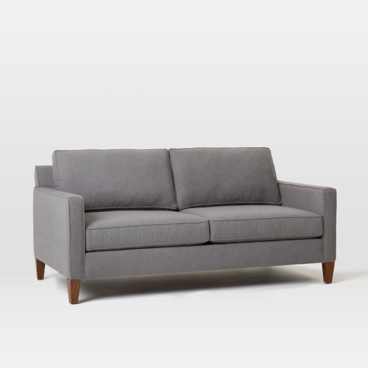 Wyndam Sofa In Charcoal - Three Seater