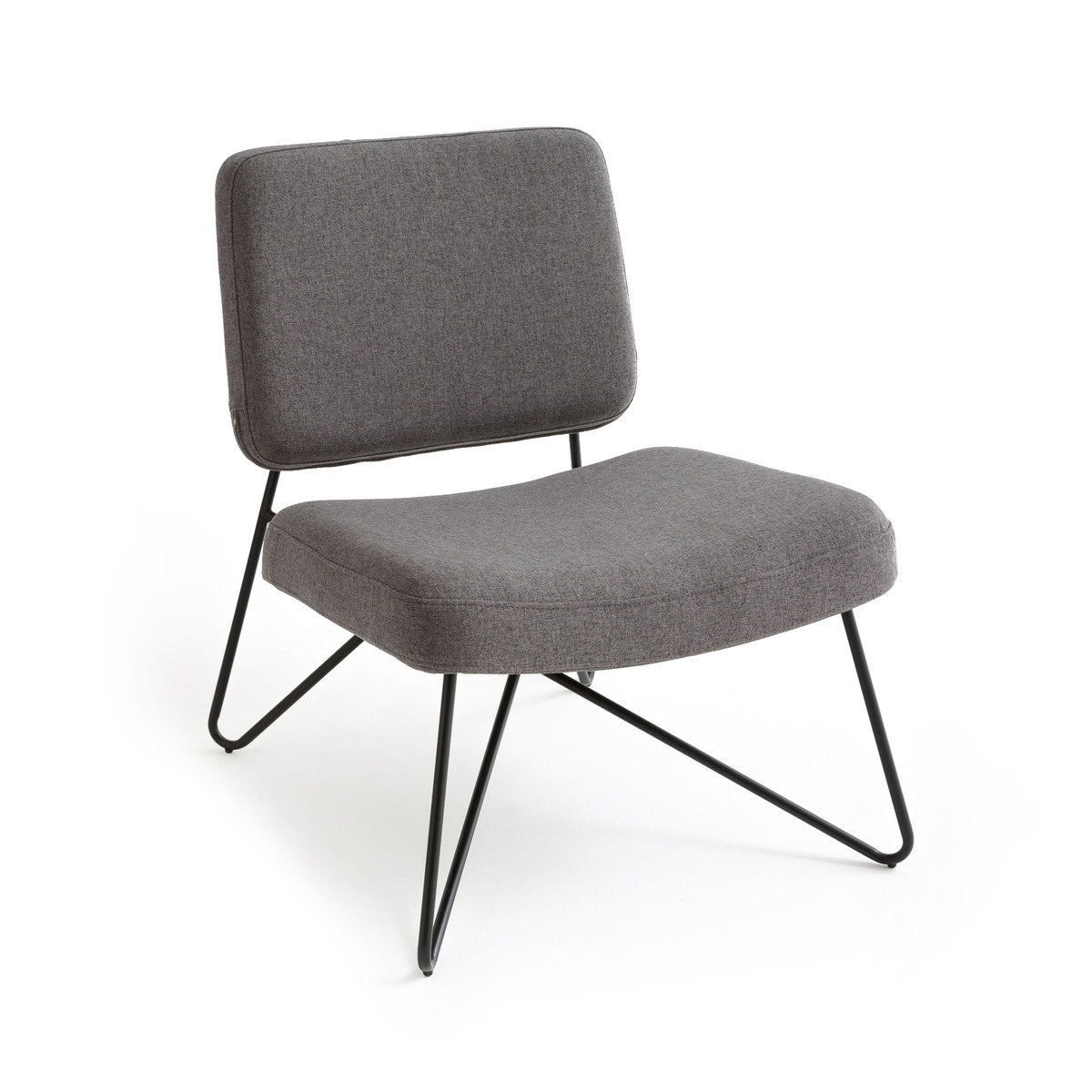 Hairpin Lounge Chair In Grey