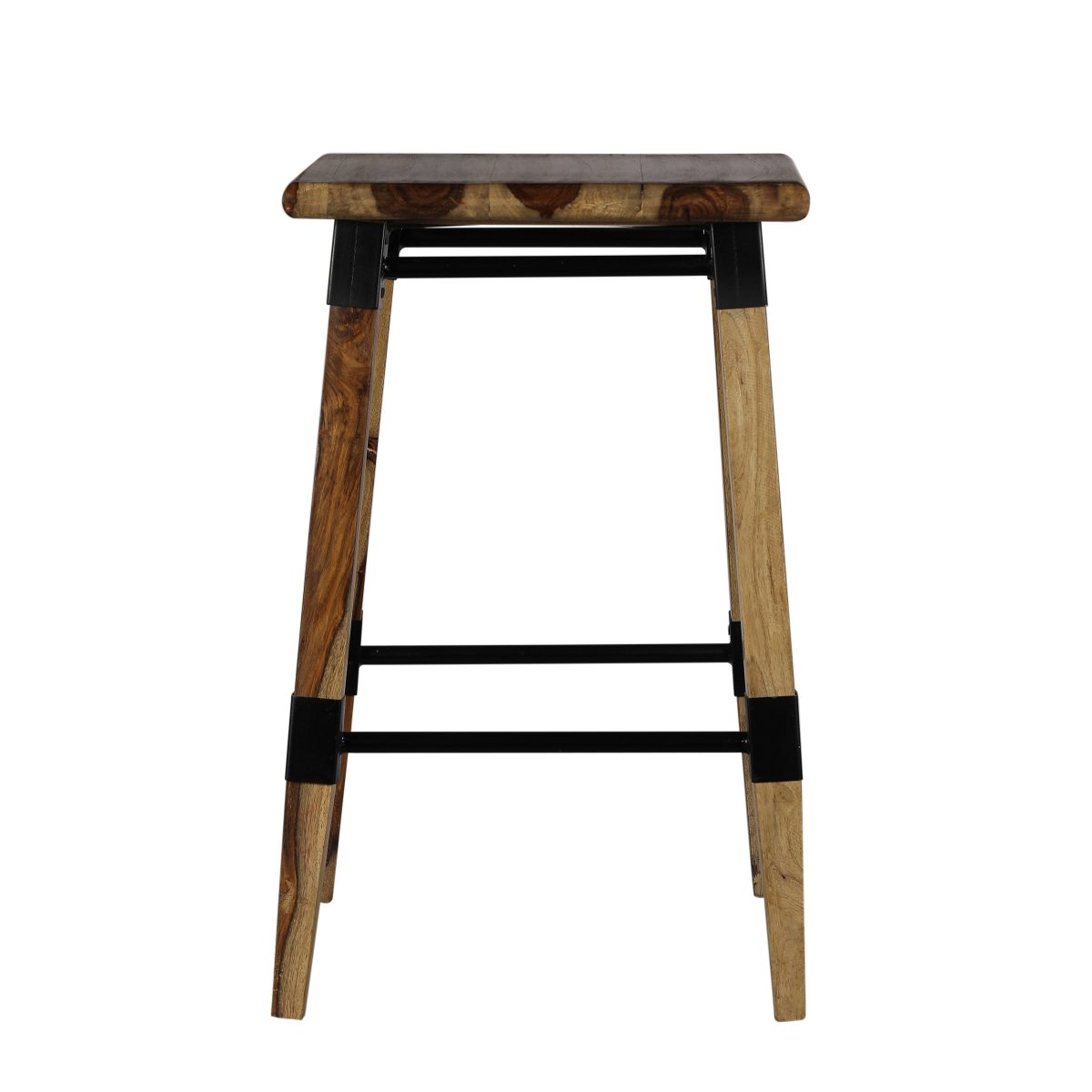 Mexico Bar Stool In Natural Finished Sheesham