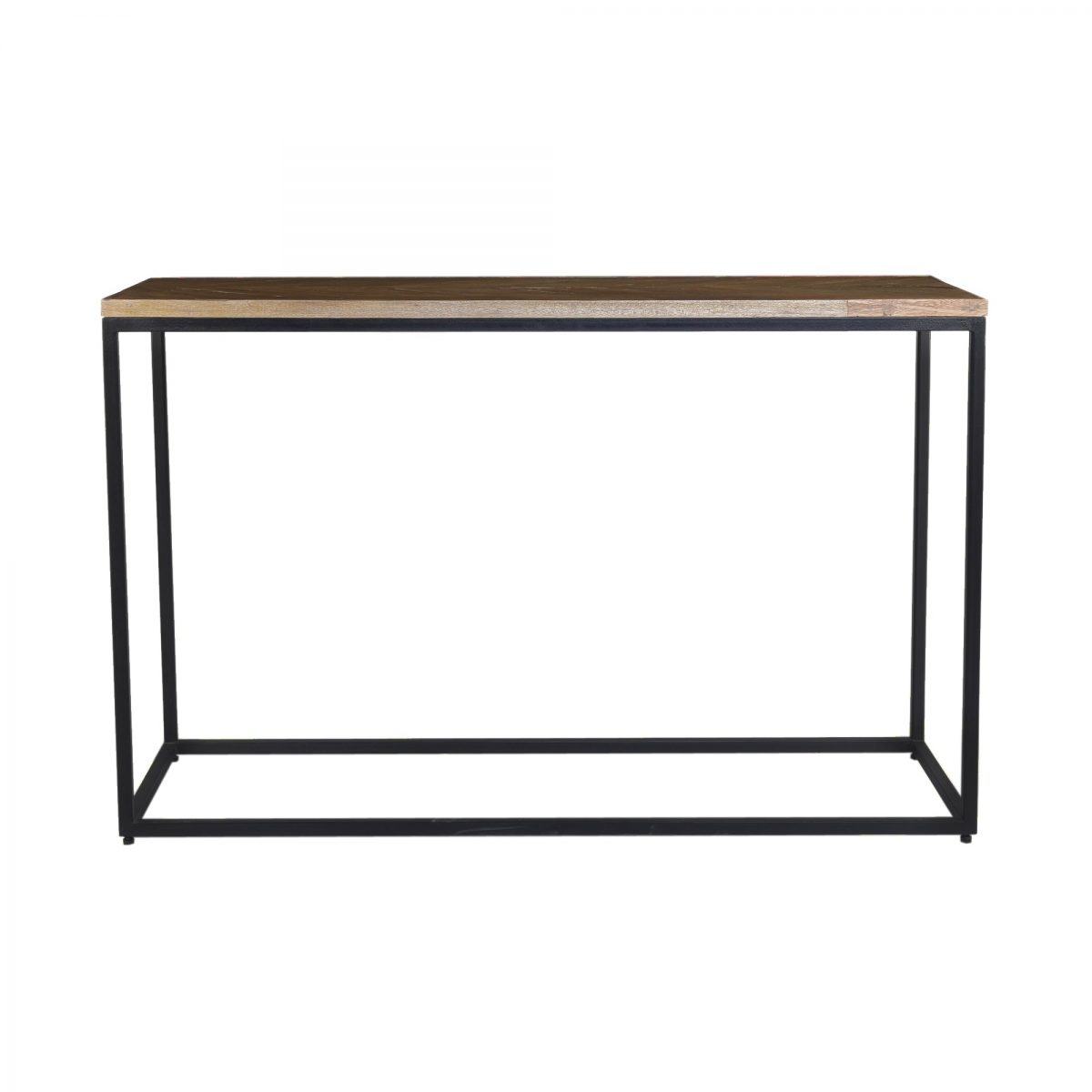 Herringbone Series Console Table In Black Base