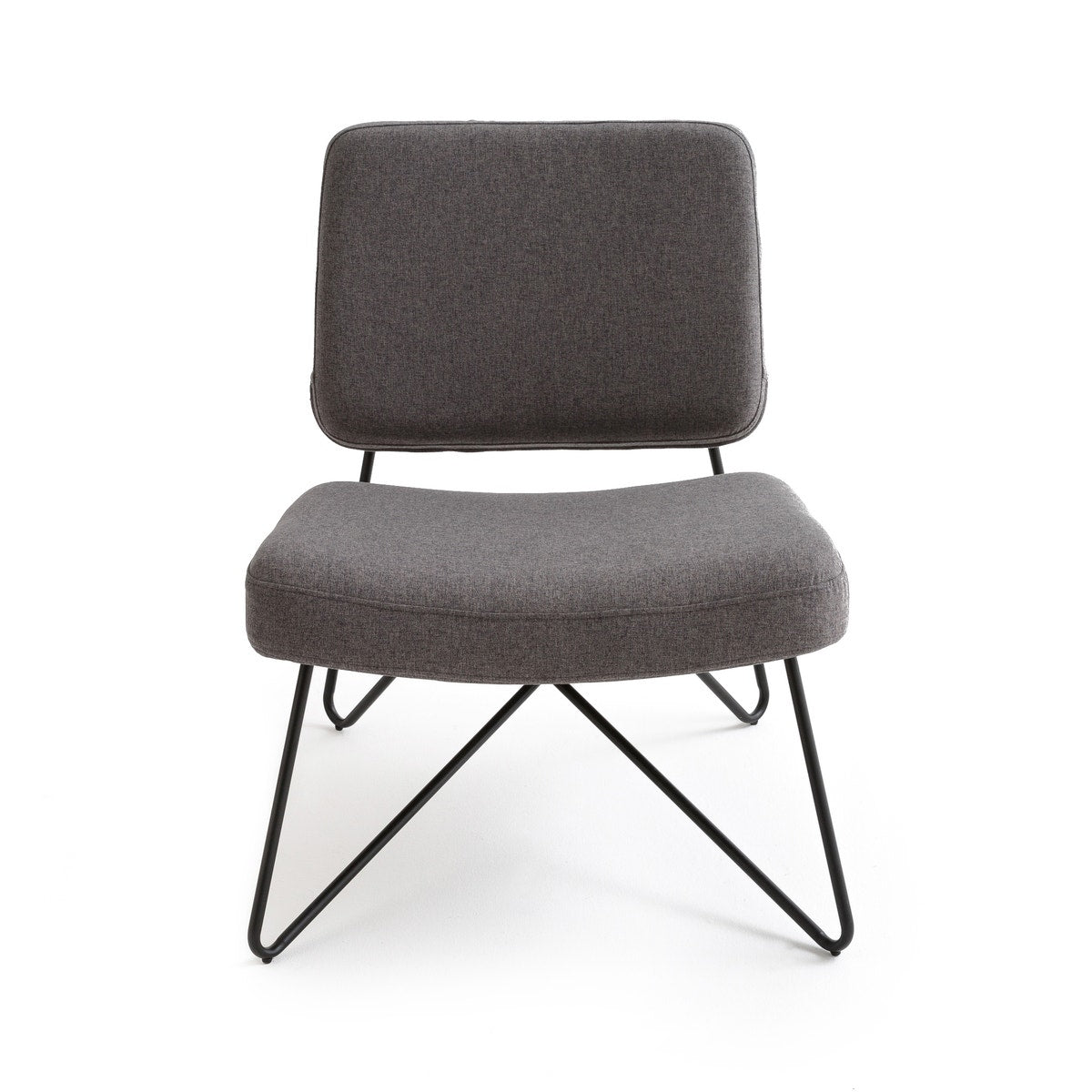 Hairpin Lounge Chair In Grey