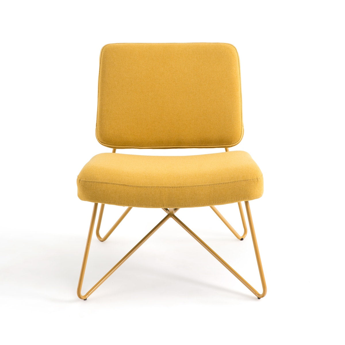 Hairpin Lounge Chair In Yellow