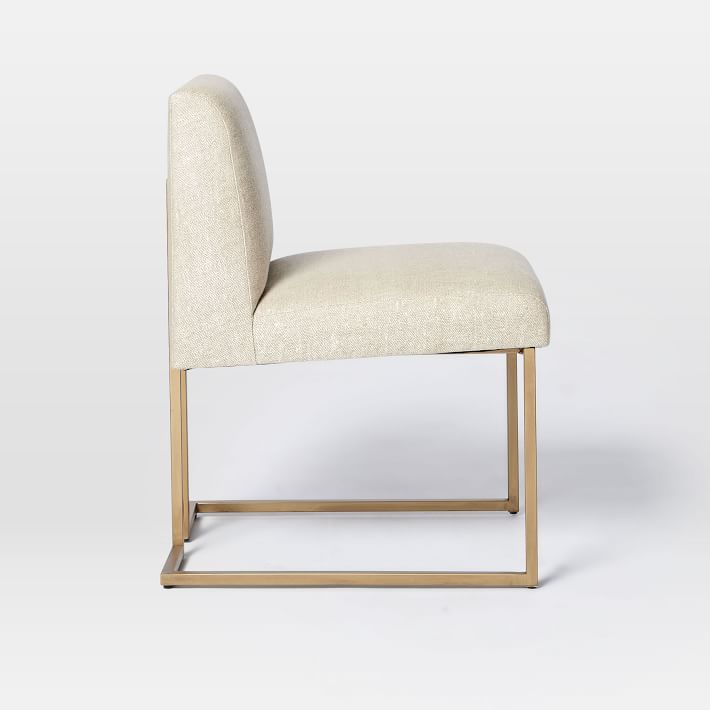 Sandra Dining Chair In Jute Upholstery (Set Of Two)