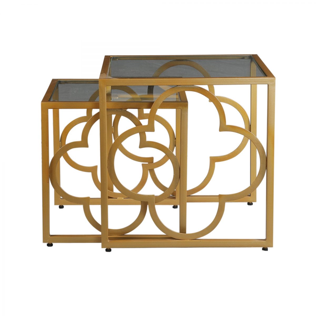 Egyptian Nesting Table In Golden Base