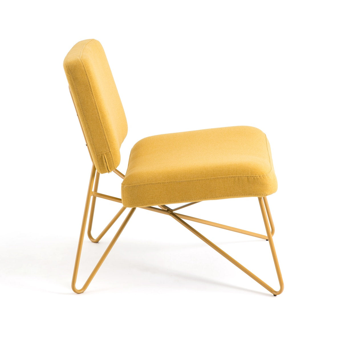 Hairpin Lounge Chair In Yellow