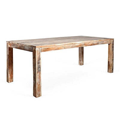 Distressed Wood Dining Table