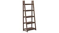 Strut Bookshelf In Solid Wood In Walnut