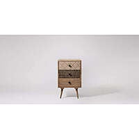 Tribal Bedside Table