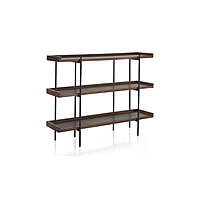 Juan Three Shelf Bookcase