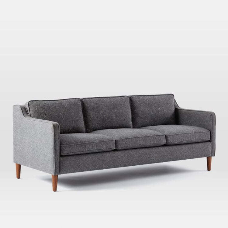 Archie Sofa In Grey - Three Seater