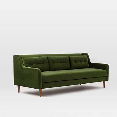 Barbany Sofa In Olive - Three Seater